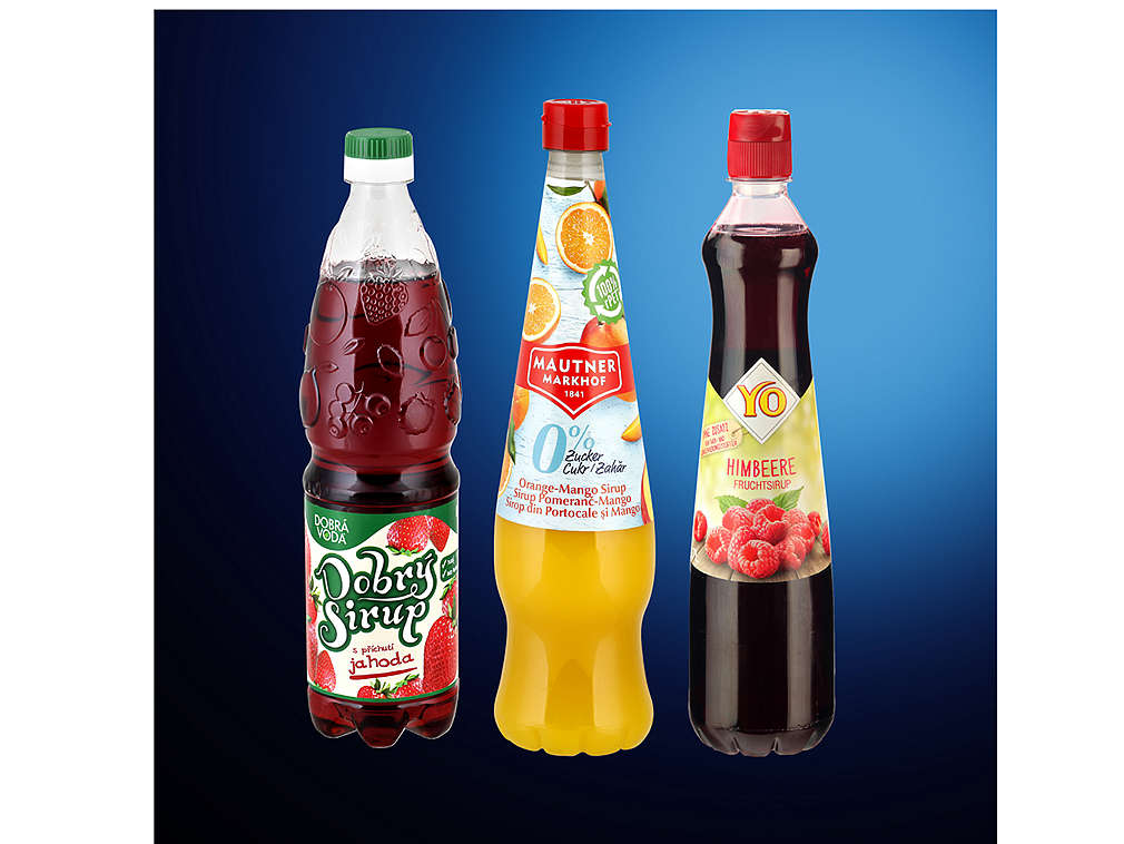 Sirupy pro přípravu nápojů