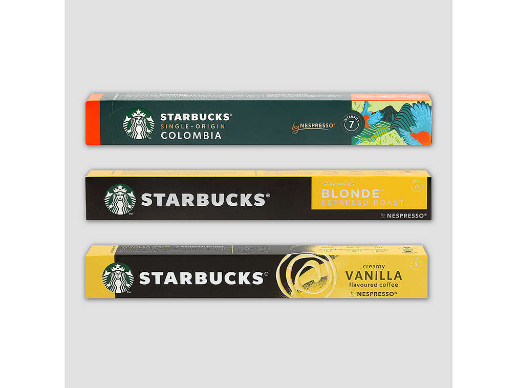 kávové kapsle značky Nespresso Starbucks 10 ks