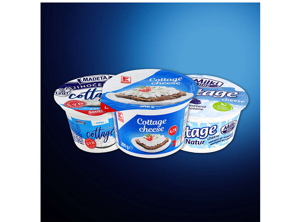 Sýry Cottage - různé druhy