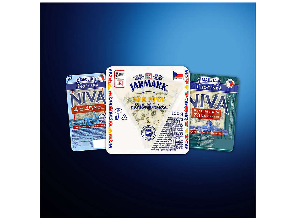 Sýry niva - různé druhy