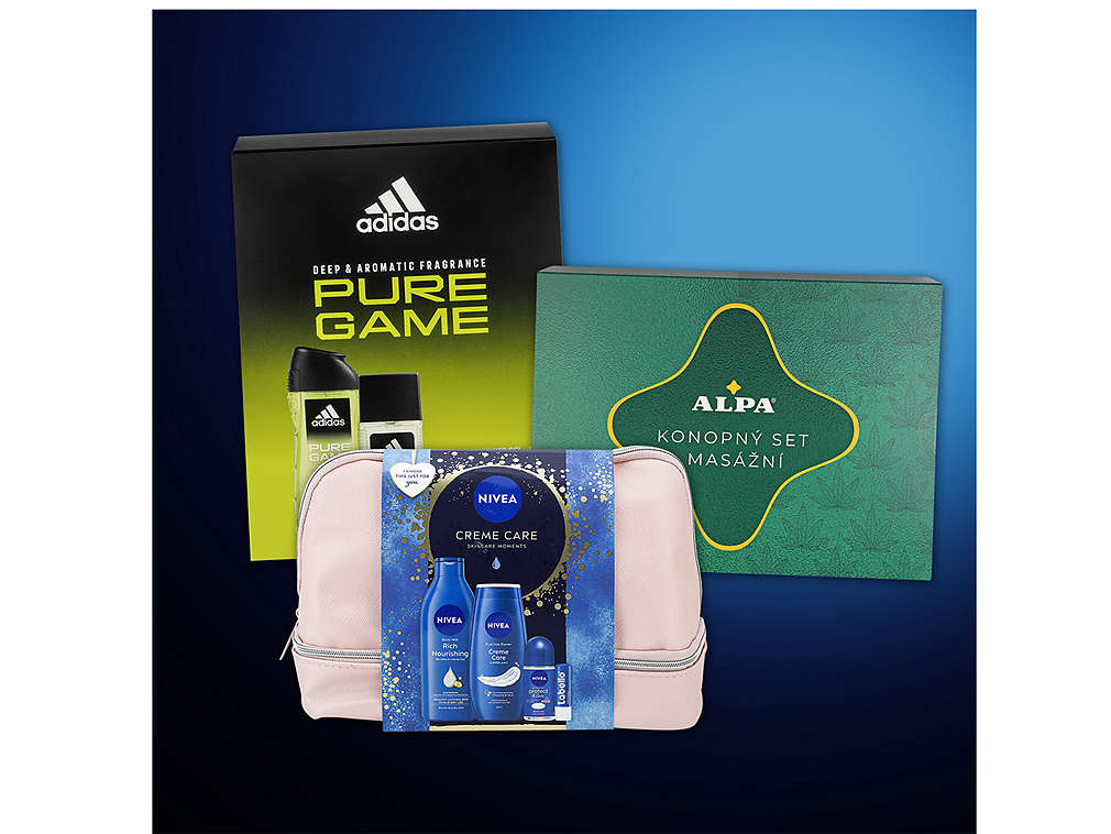 Dárkové kosmetické balíčky - různé druhy