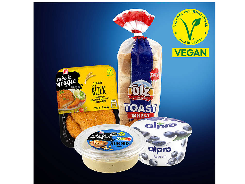 Veganské potraviny - různé druhy