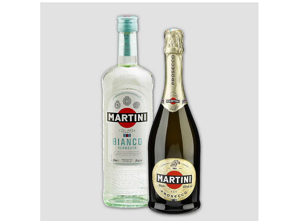 Vermuty a prosecca značky Martini - různé druhy