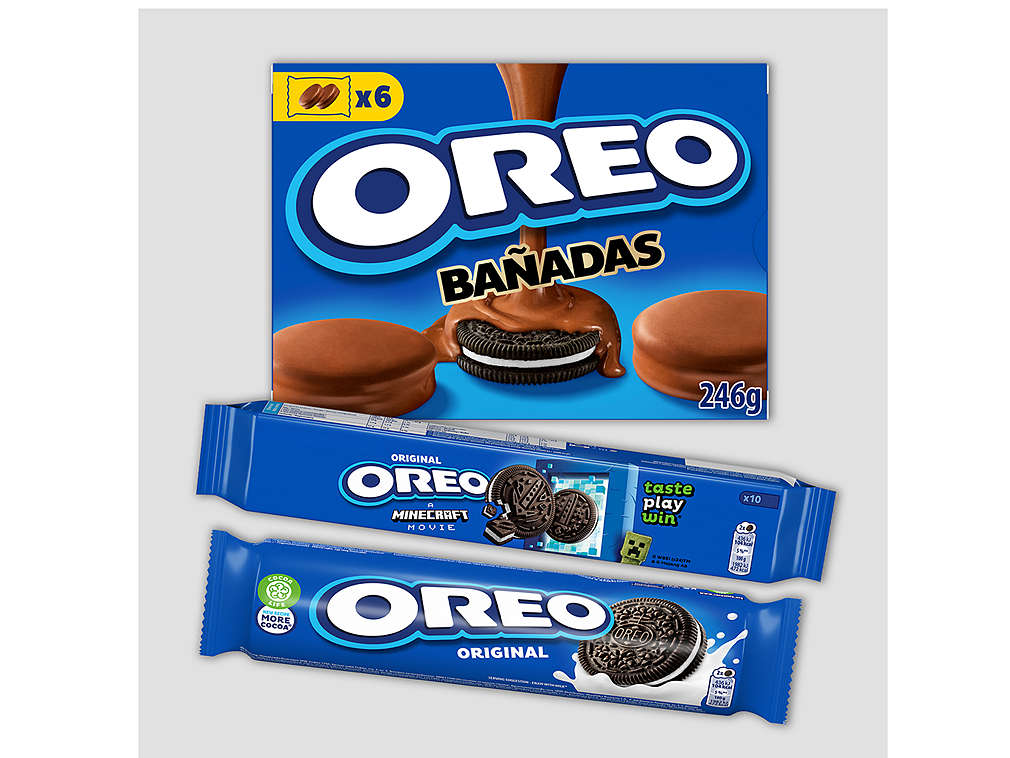 Produkty značky Oreo - různé druhy