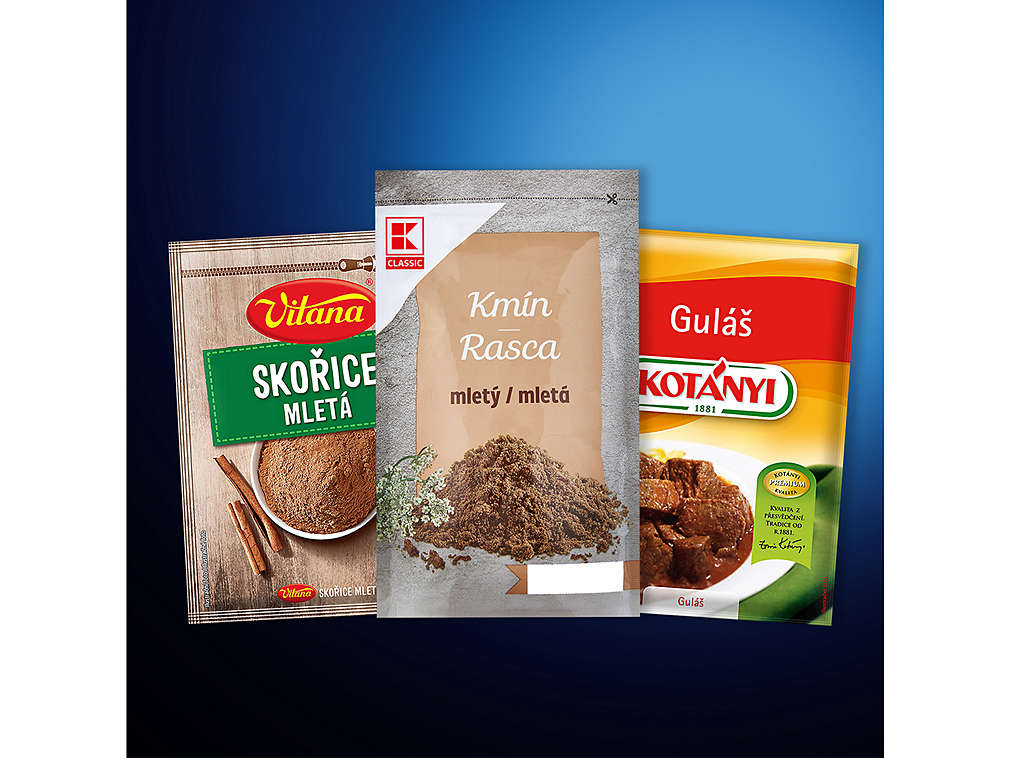 Sušené koření a kořenicí směsi