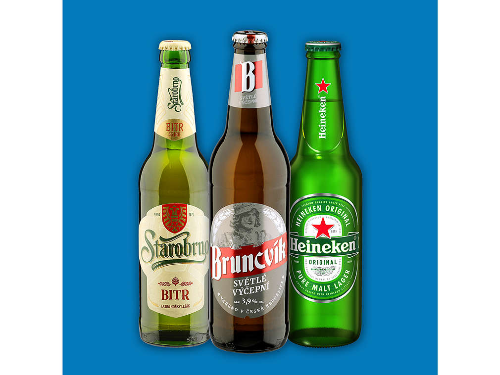 Alkoholická piva ve skle