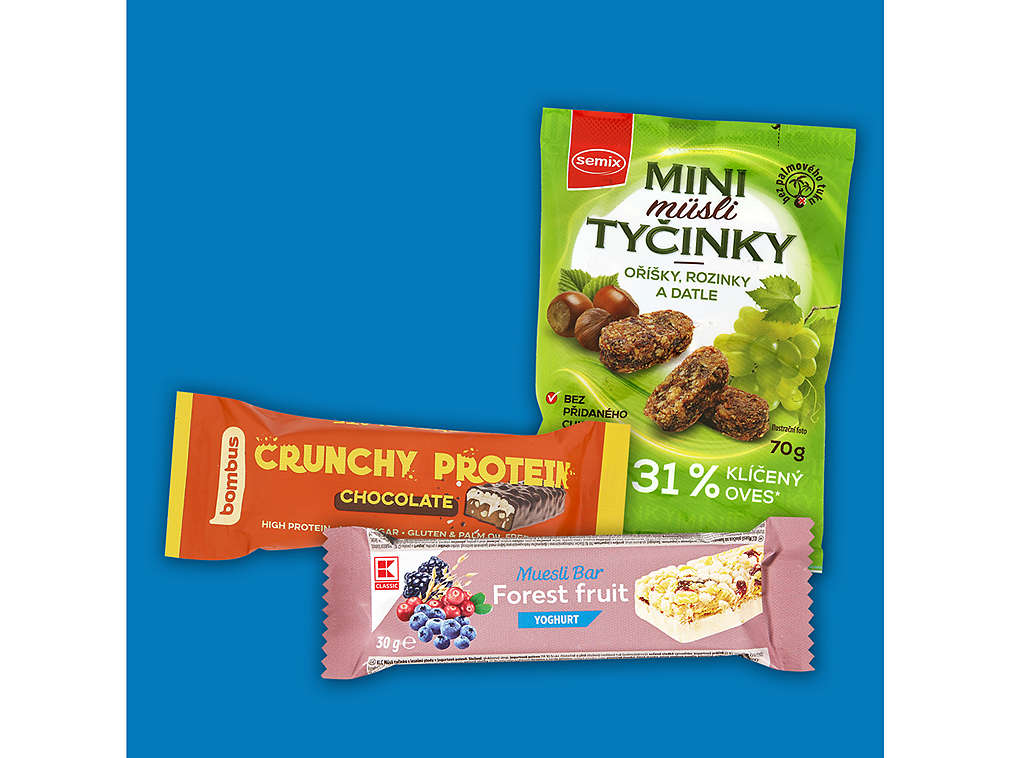 Proteinové a müsli tyčinky