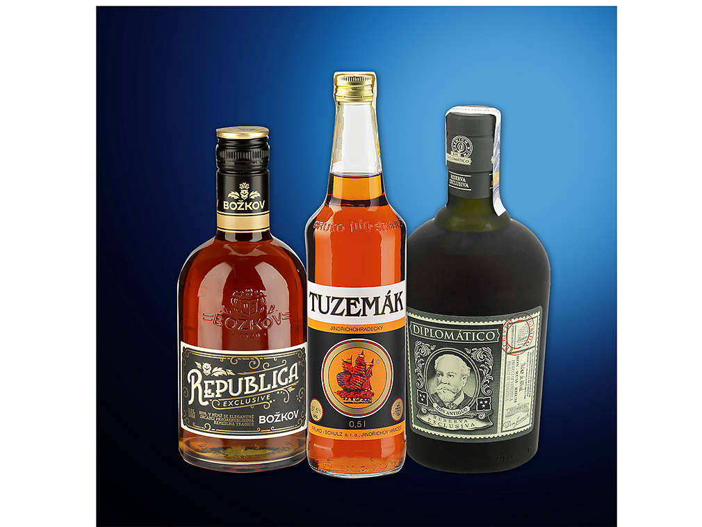 Rumy a tuzemáky - různé druhy