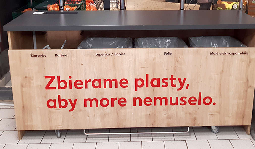 Zberné boxy v predajniach Kauflandu