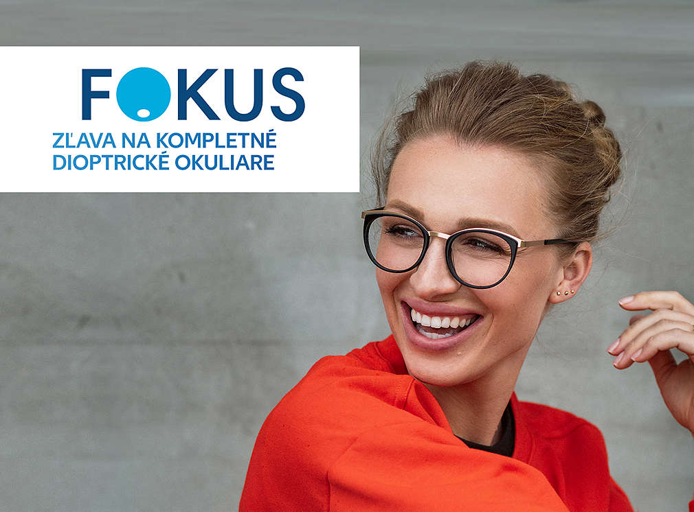 Zľava na vybrané okuliare značky Fokus