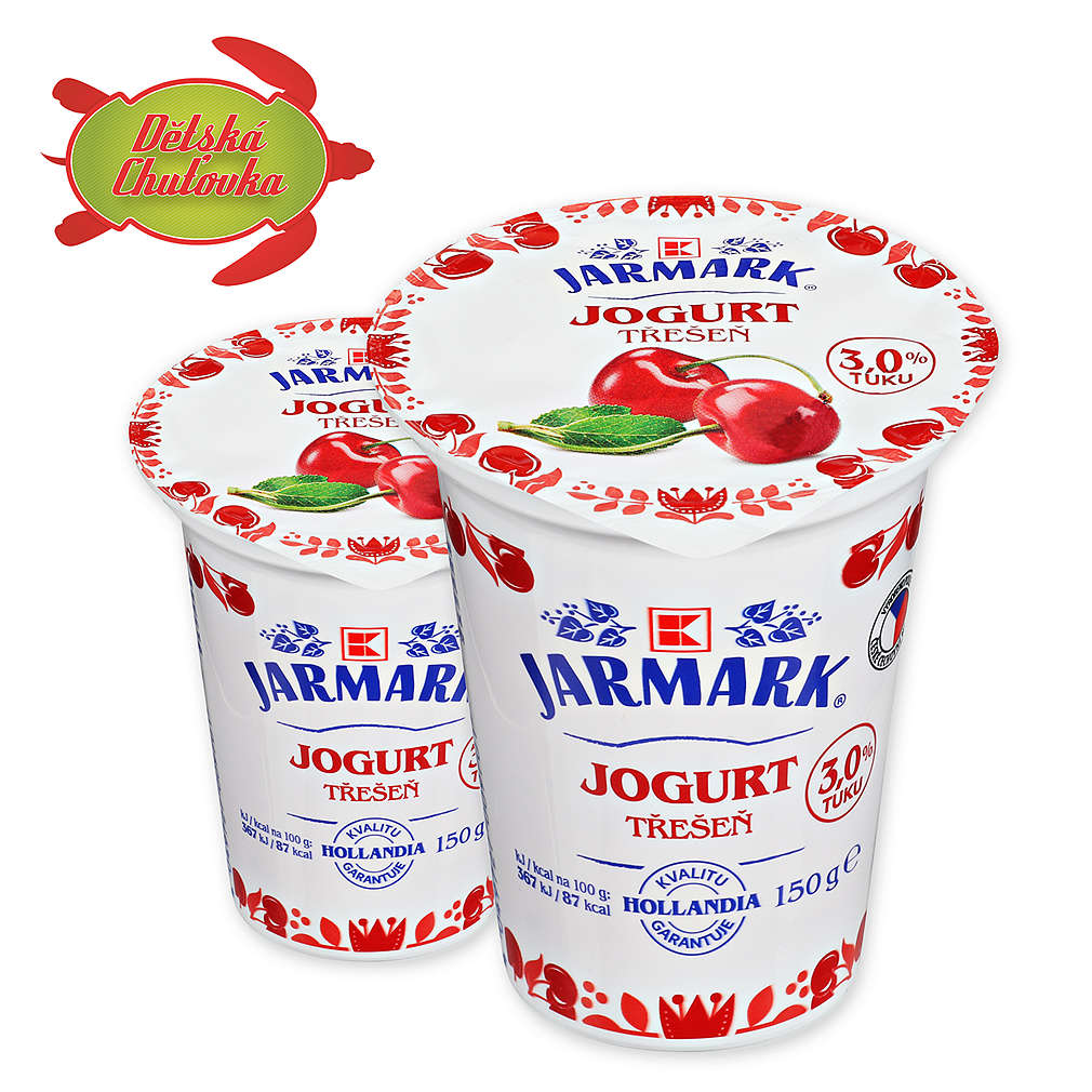 K-Jarmark ovocný jogurt jahodový