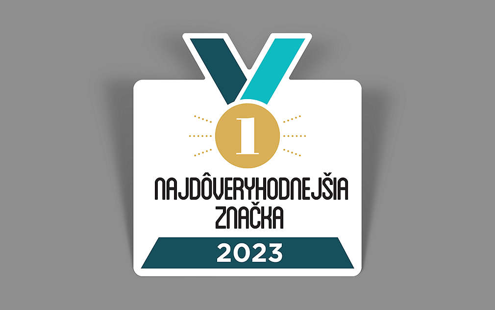 Najdôveryhodnejšia značka 2022, 2019, 2018, 2017, 2016