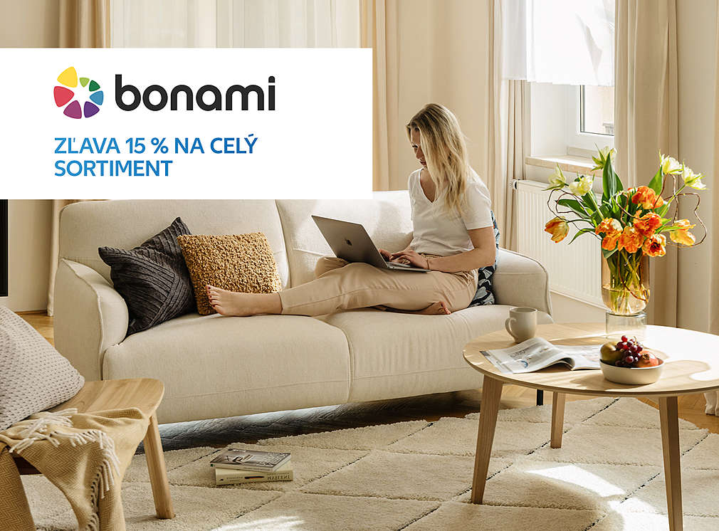 Zľava na celý sortiment Bonami.sk