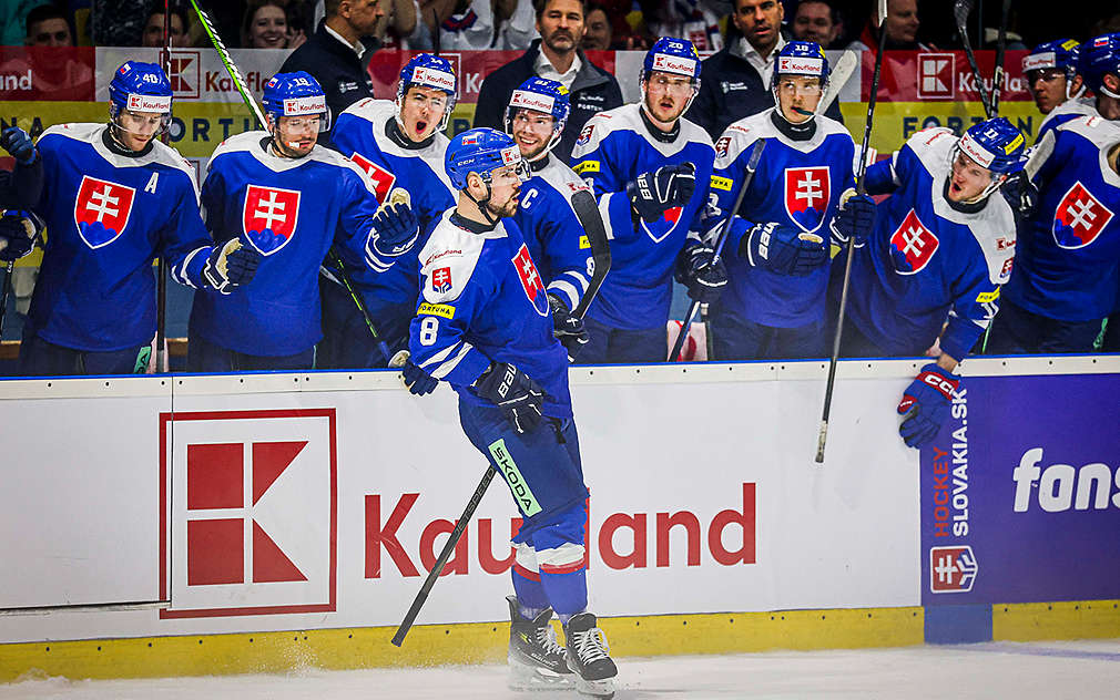 Slovenskí hokejisti podporovaní Kauflandom