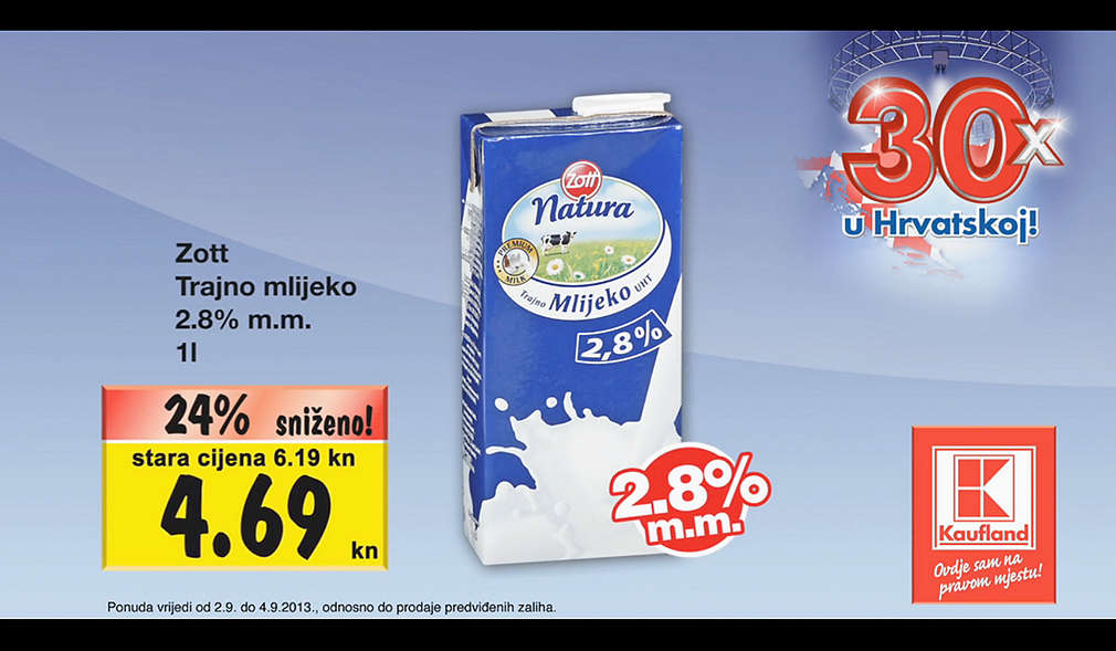 Prvi Kauflandov TV-spot u Hrvatskoj