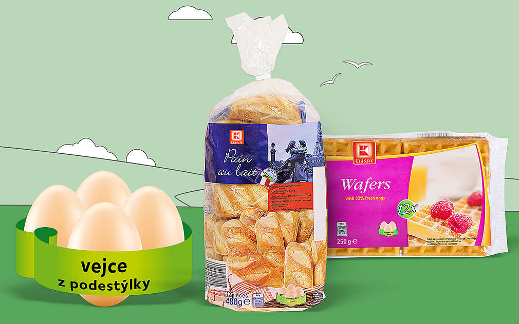 V Kauflandu se zasazujeme o prodej vajíček od slepiček z chovů s dobrými životními podmínkami