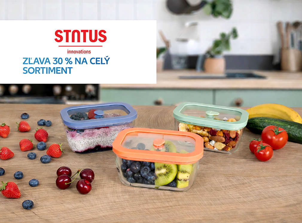 Kvalita, ktorá má zmysel. Teraz s 30 % zľavou na sortiment značky Status.