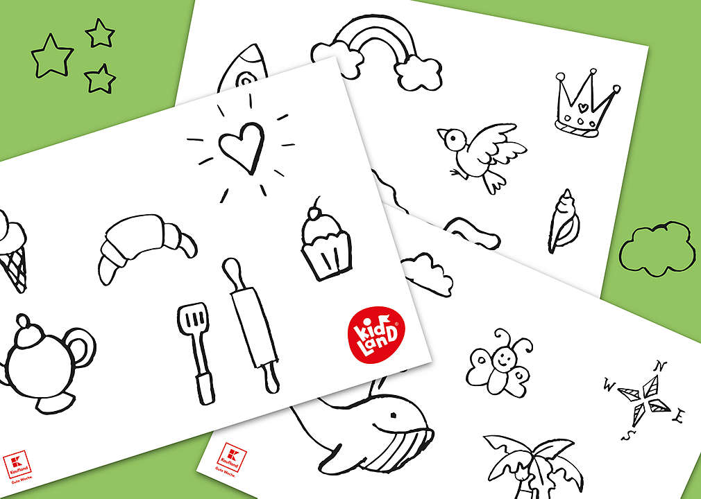 Изображение на Kidland® за оцветяване