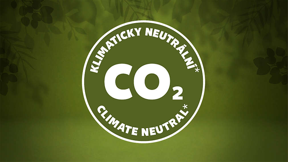 Logo "klimaticky neutrální*"