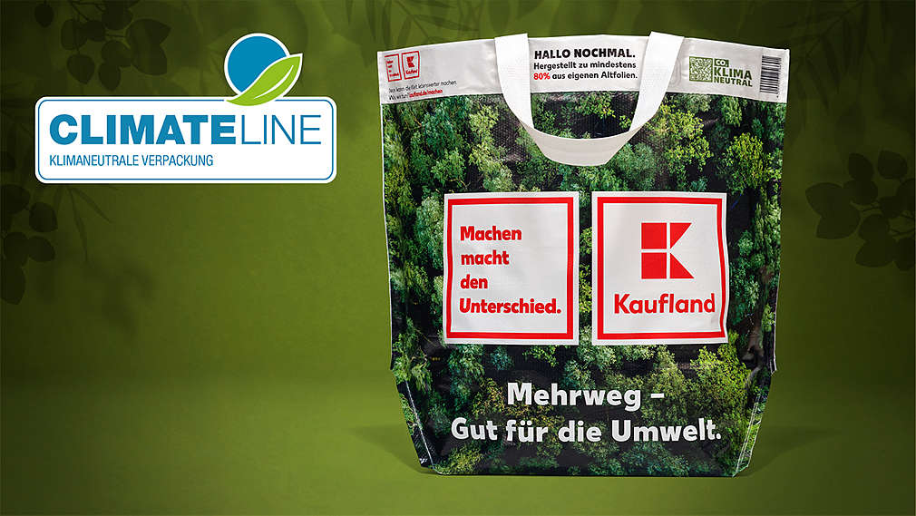 Unsere klimaneutrale* Mehrwegtasche