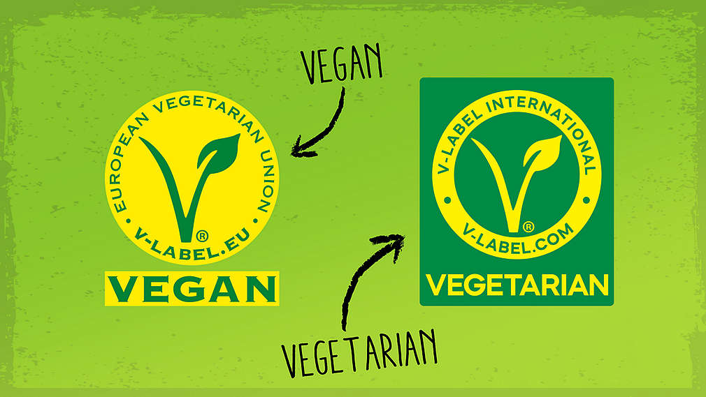 Eticheta V-Label pentru produse vegetariene si vegane