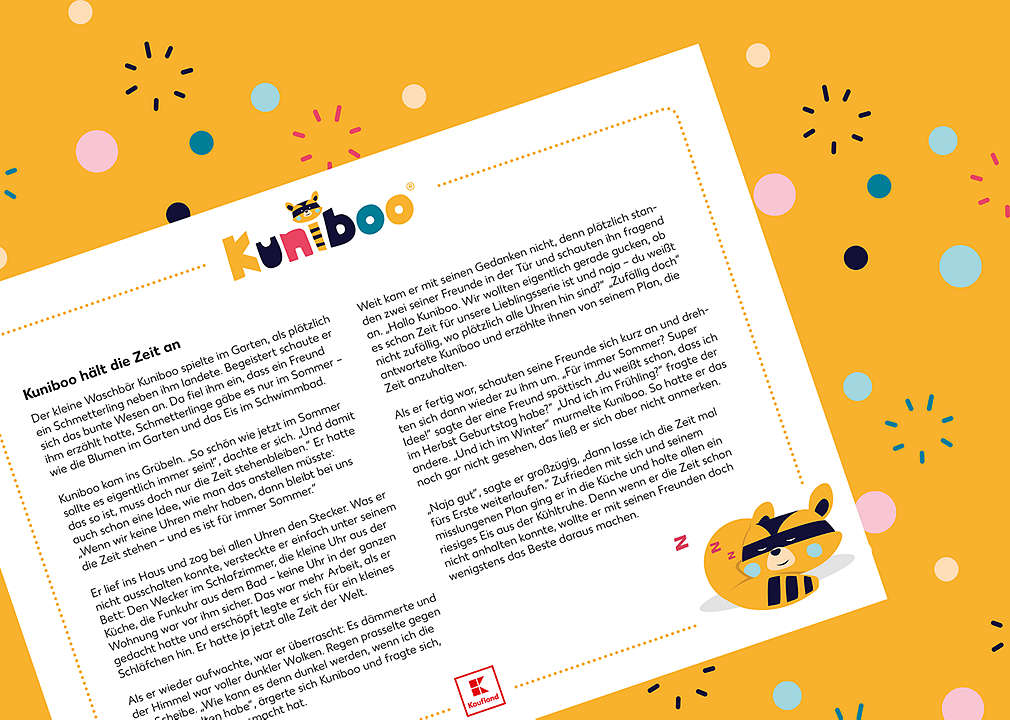 Abbildung der Kuniboo® Gute-Nacht-Geschichte