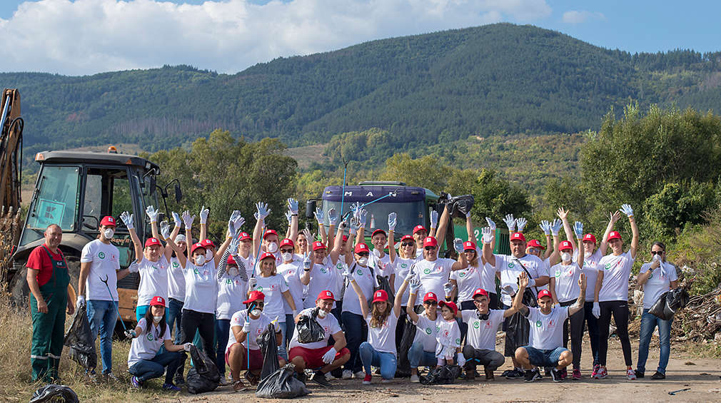 Отбор Kaufland по време на чистенето