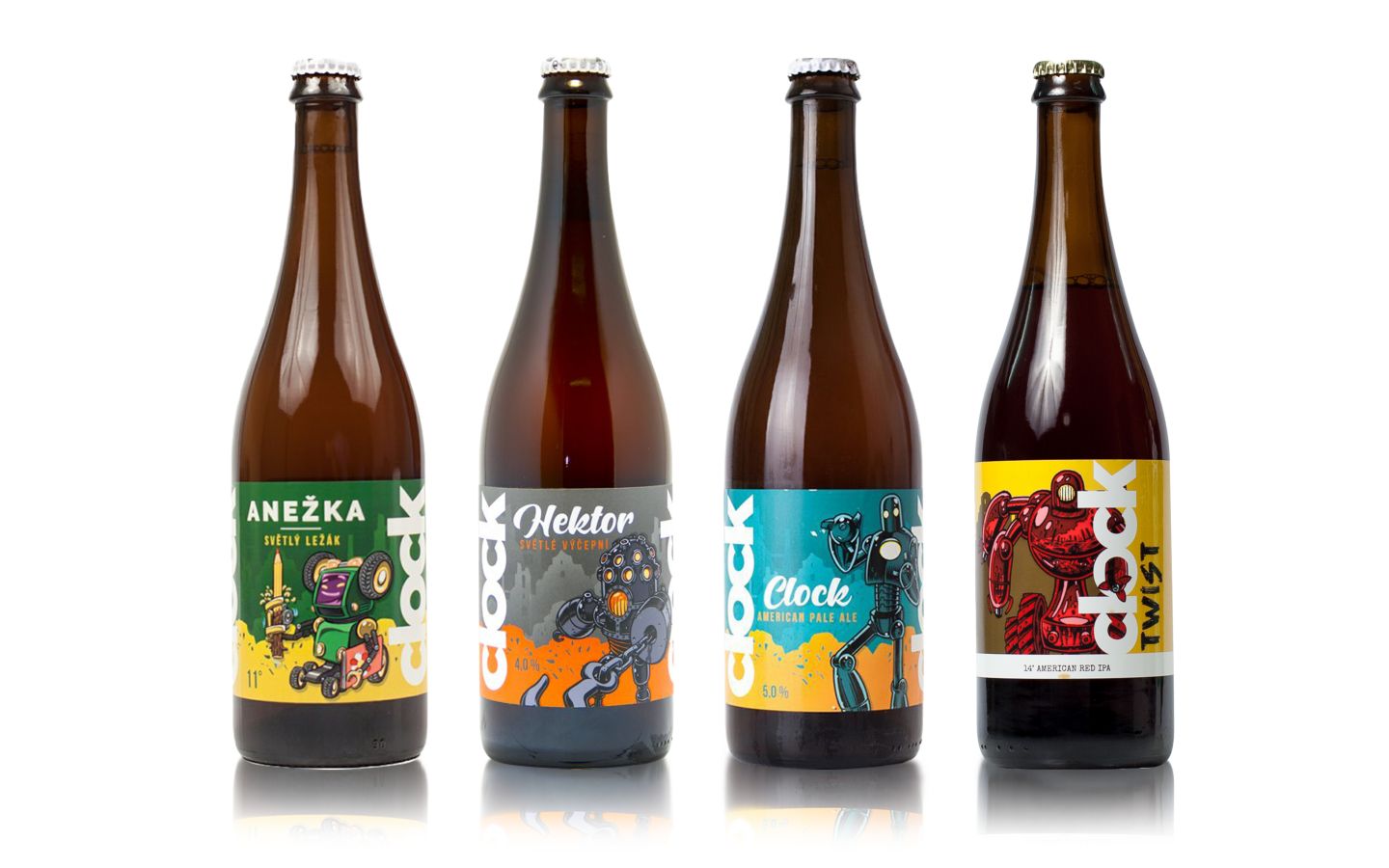 Piva Clock, různé druhy