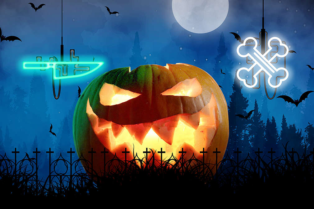Halloween-Kürbislaterne