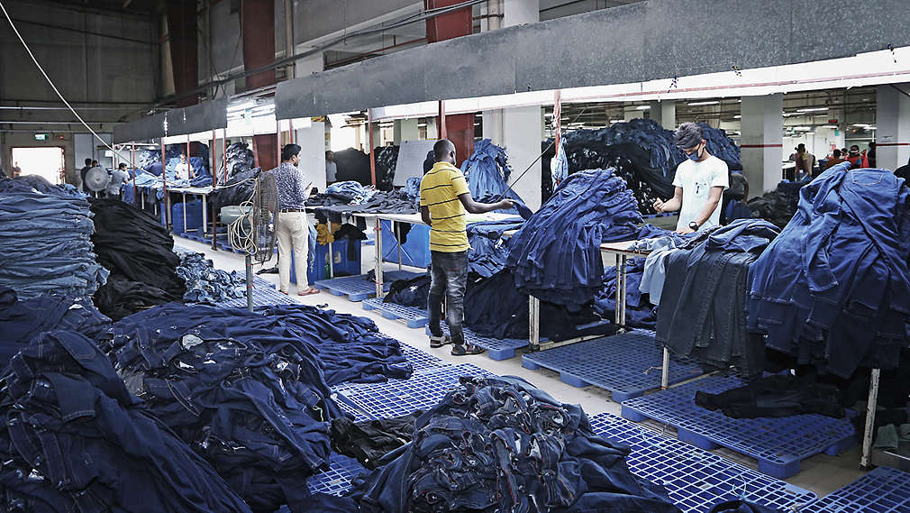 Einblick in die Produktion vor Ort