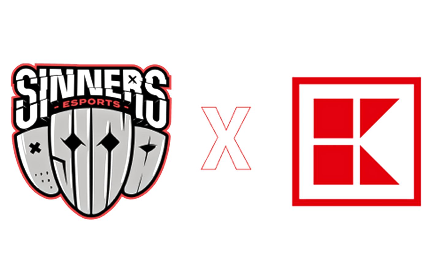logo Sinners a logo společnosti Kaufland