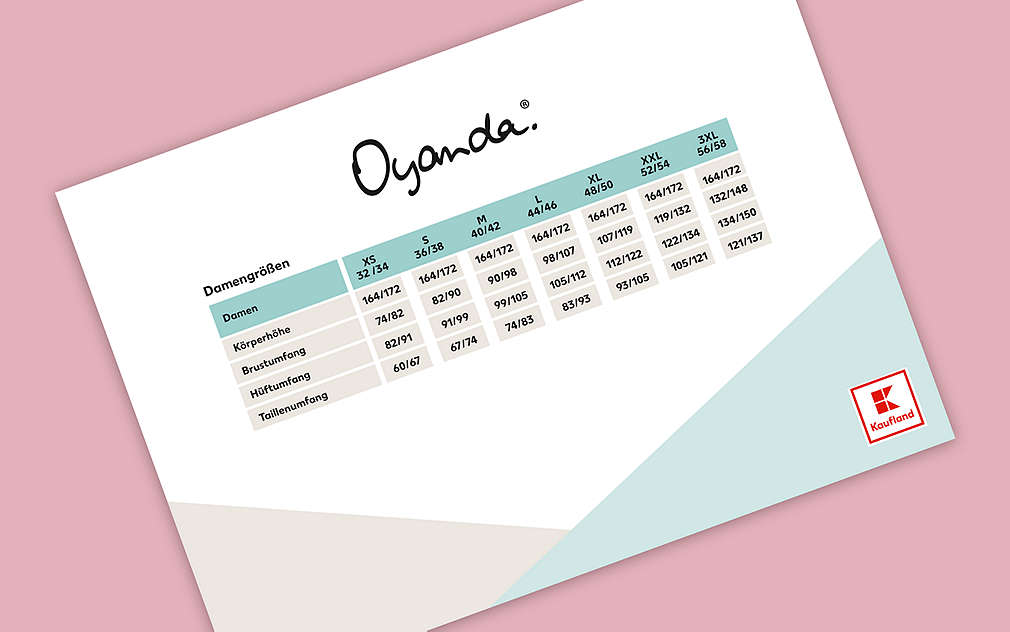 Größentabelle Oyanda®