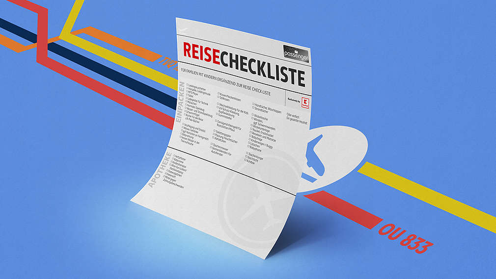 Reisecheckliste bei Kaufland: Checkliste für Familien