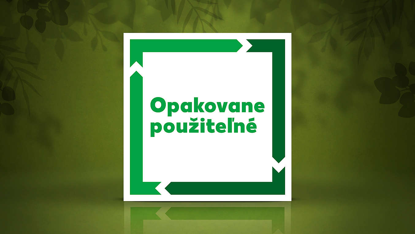 Kaufland logo „Opakovane použiteľné“