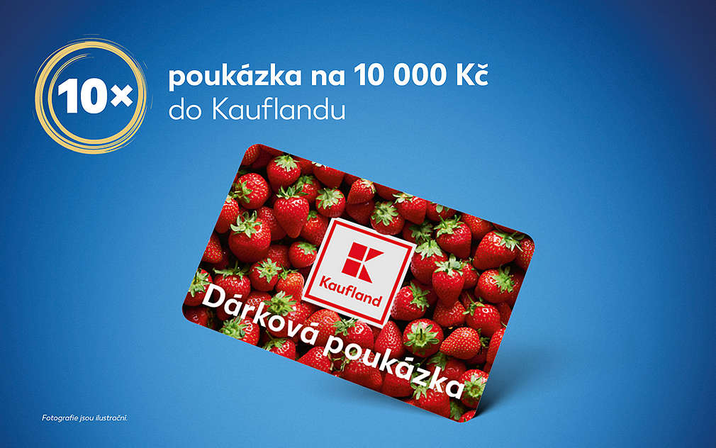 10x poukázka na 10000 Kč do Kauflandu