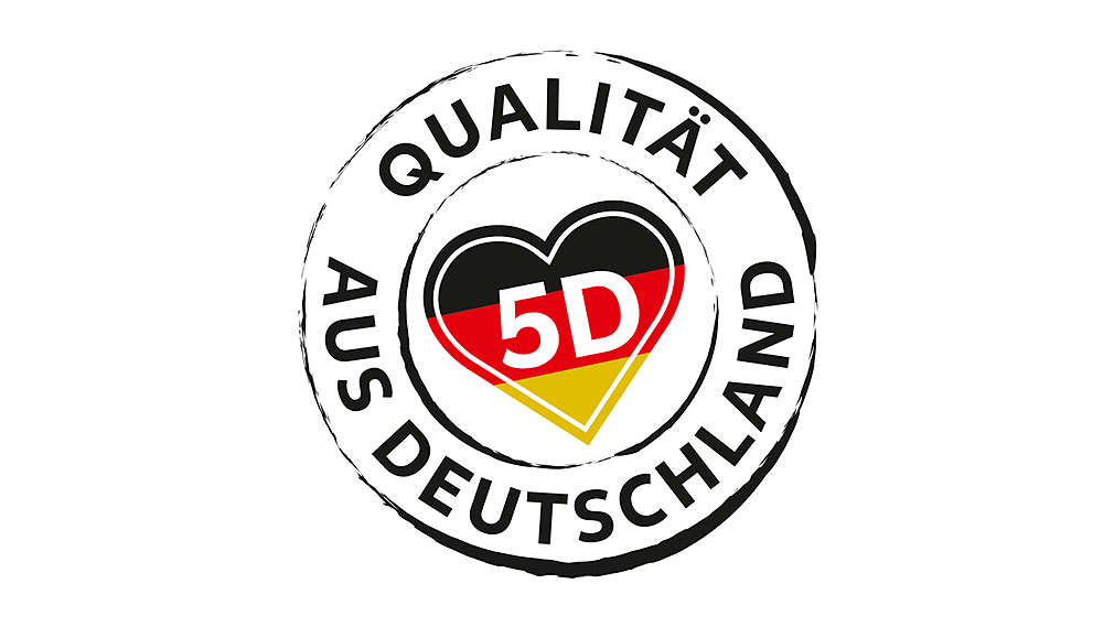 Qualität aus Deutschland-Siegel 5D