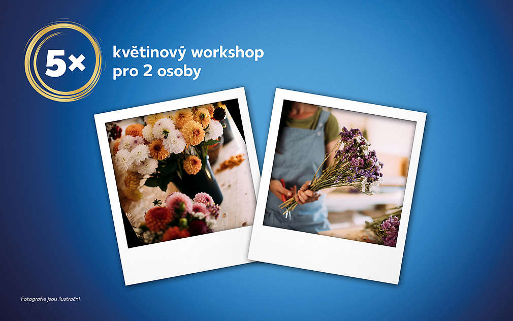 5x květinový workshop pro 2 osoby