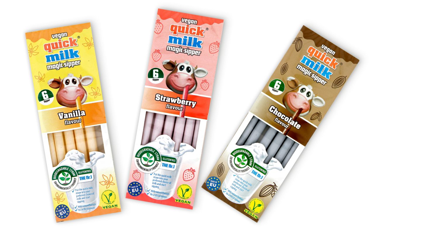 Quick Milk kouzelná brčka