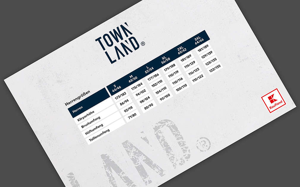 Größentabelle Townland®