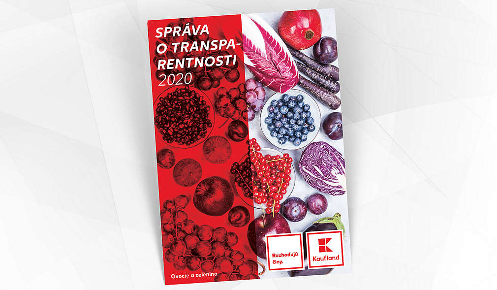 Správa o transparentnosti Ovocie a zelenina