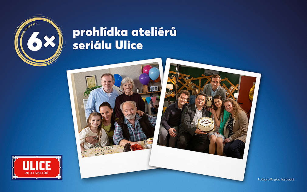 6x prohlídka ateliérů seriálu Ulice