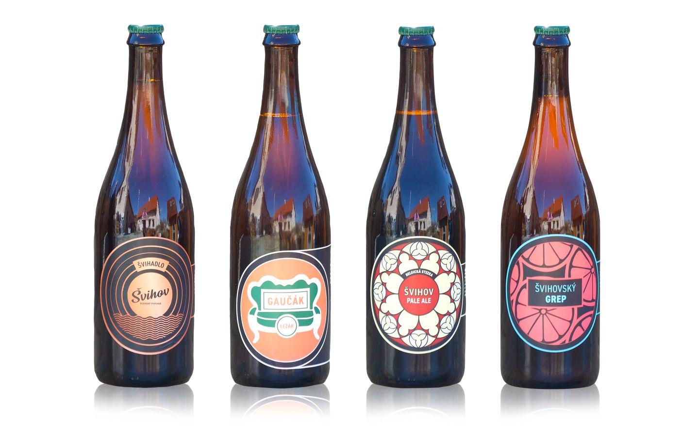 Piva z pivovaru Švihov, různé druhy