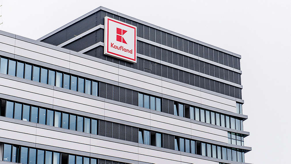 Widok na siedzibę centrali Kaufland Polska Markety