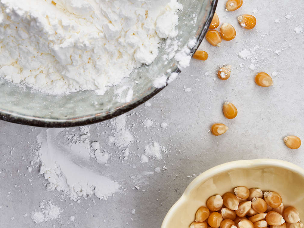 Детайлно изображение на царевично нишесте