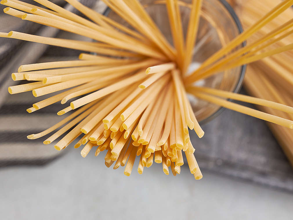 Linguine in der Detailansicht