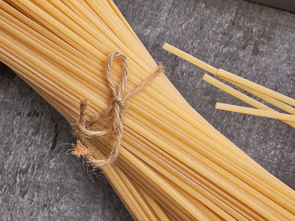 Linguine in der Detailansicht