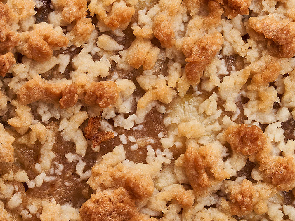 Apfelkuchen in der Detailansicht