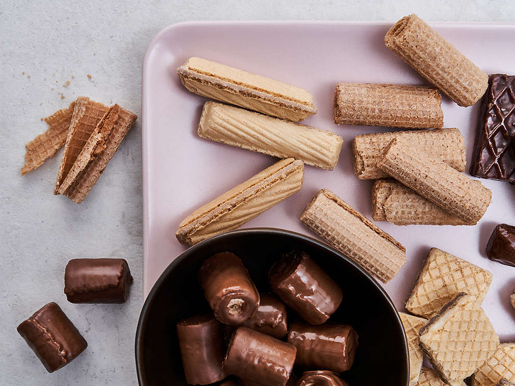 Detailný pohľad na zmes sušienok