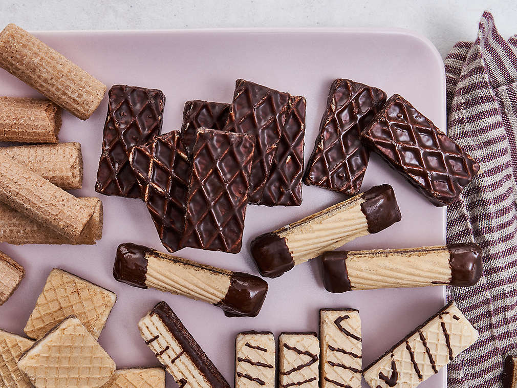 Detailný pohľad na zmes sušienok