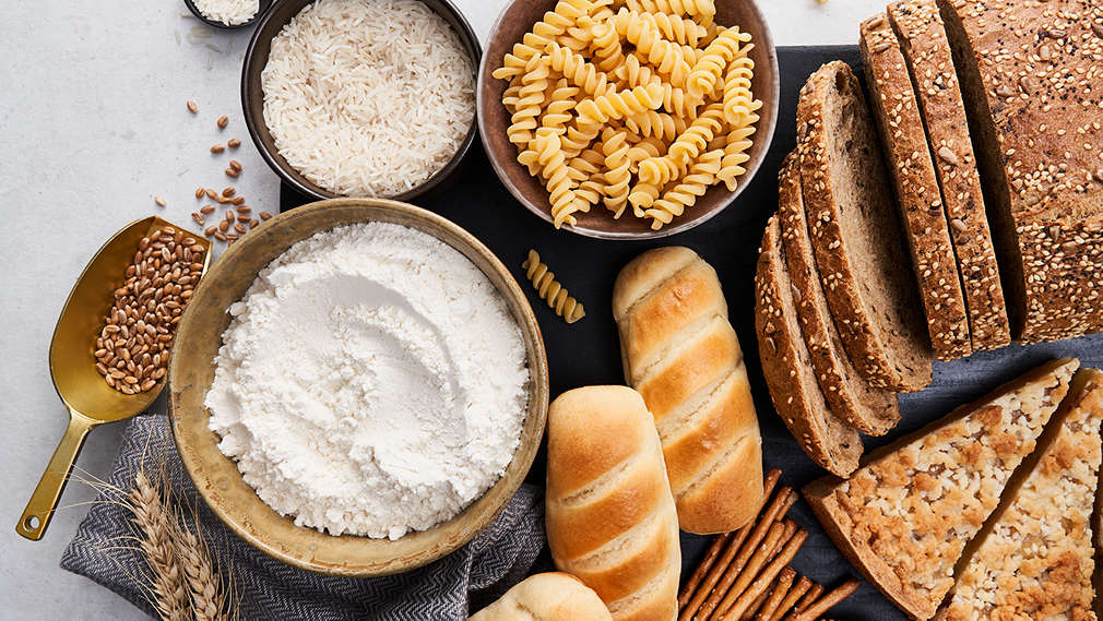 Abbildung verschiedener Getreideprodukte